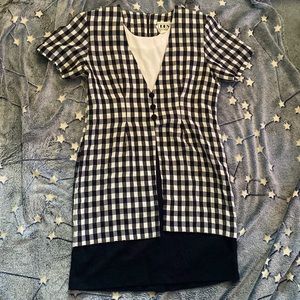 Vintage DBY Plaid Suit Dress